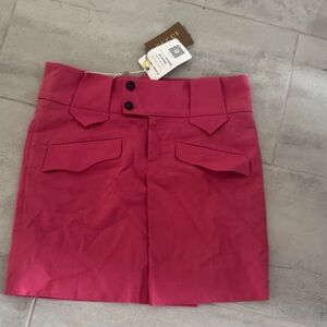 Gucci Fuchsia Skirt with Button Accents